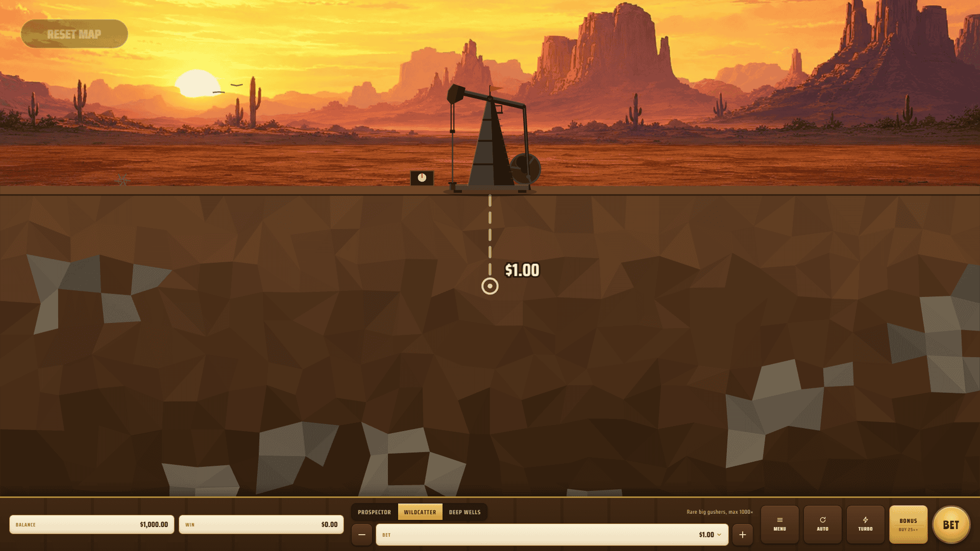 Pumpjack Fortunes slot gameplay reels