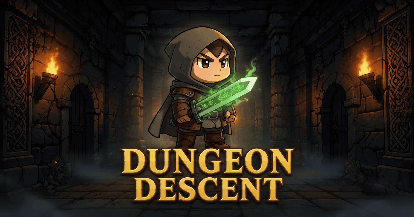 Dungeon Descent Slot Demo by Rare Drop Studios slot cover image