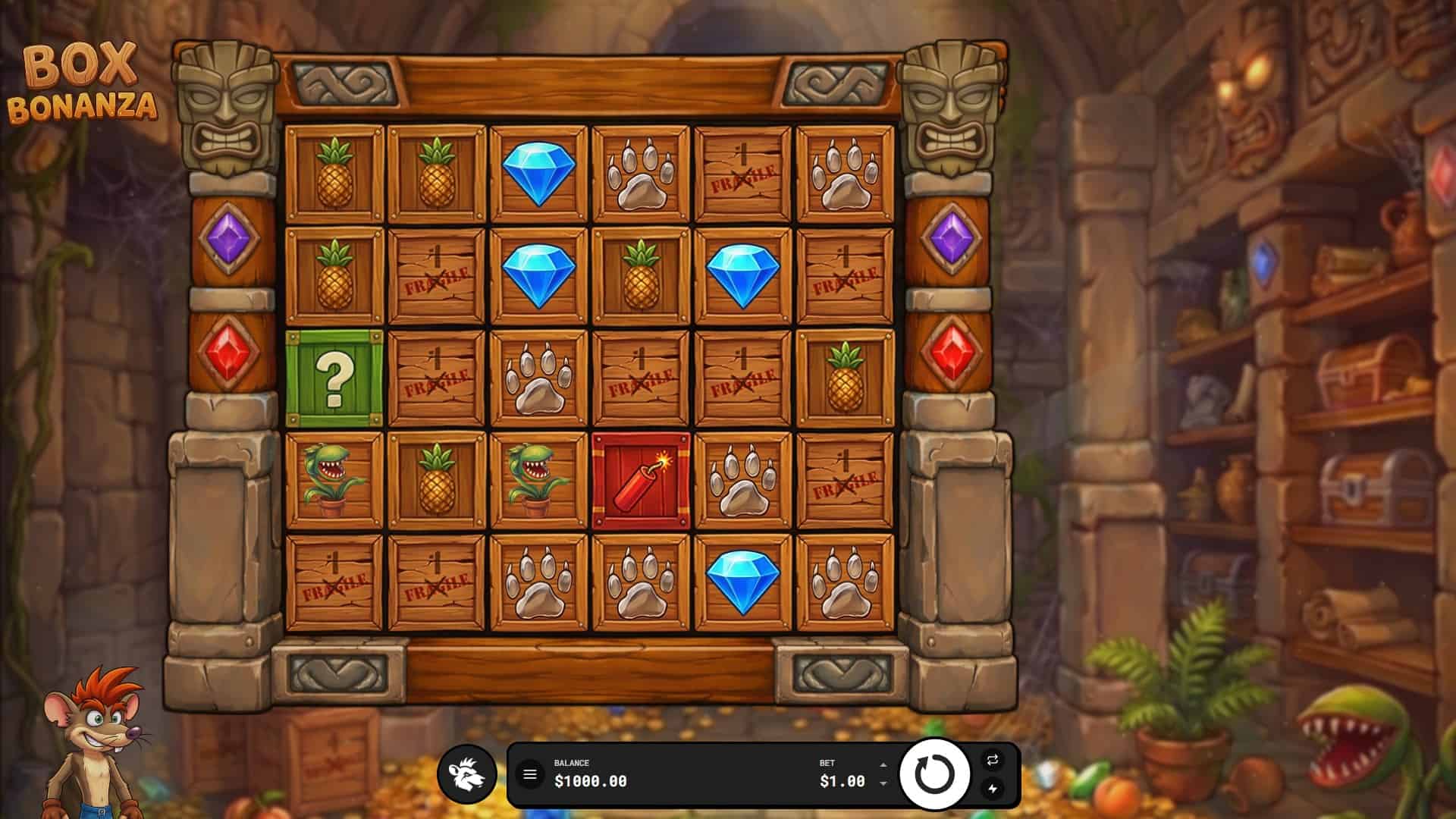 Box Bonanza slot gameplay reels