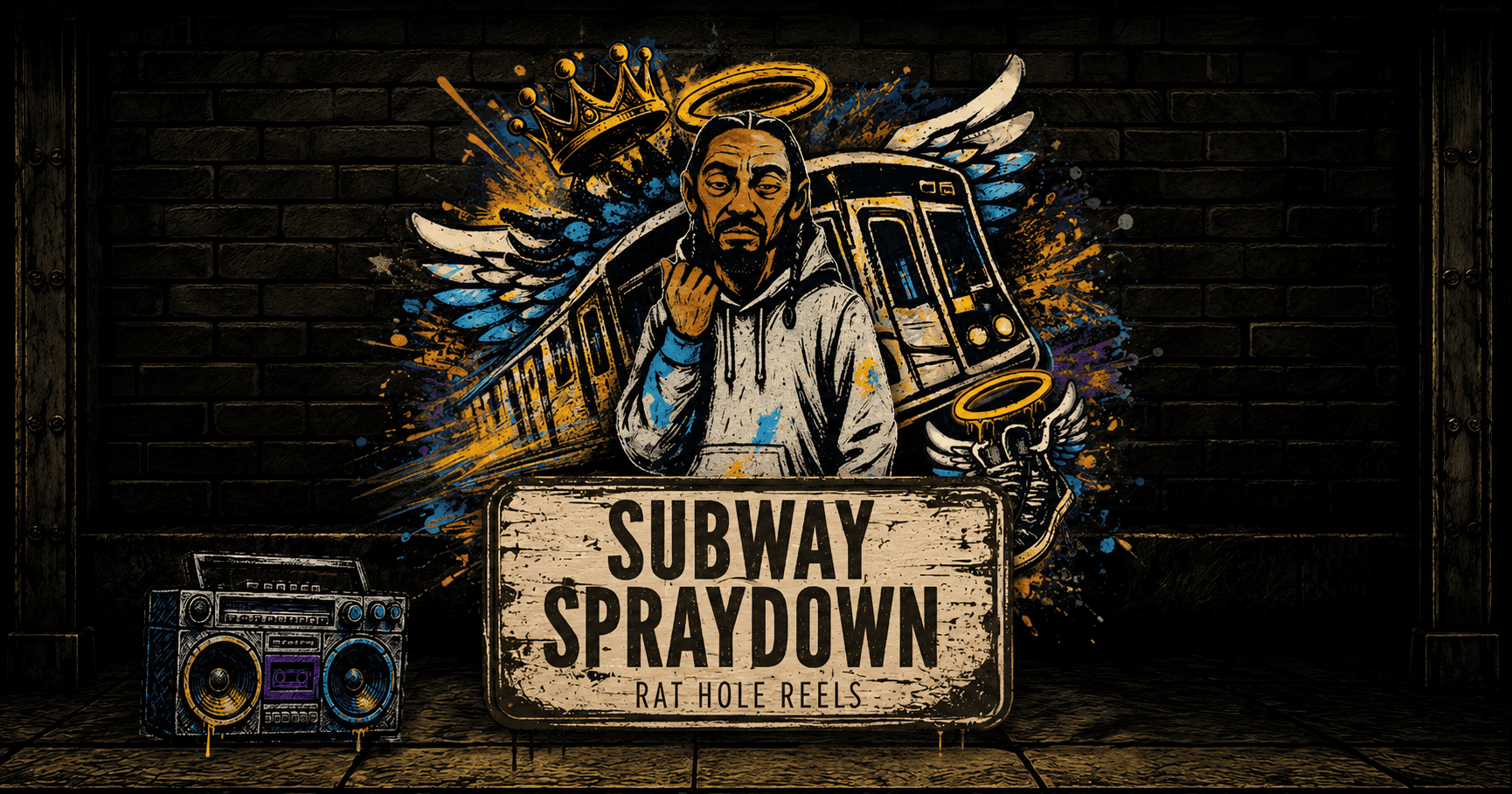 Subway Spraydown Slot Demo by Rat Hole Reels slot cover image