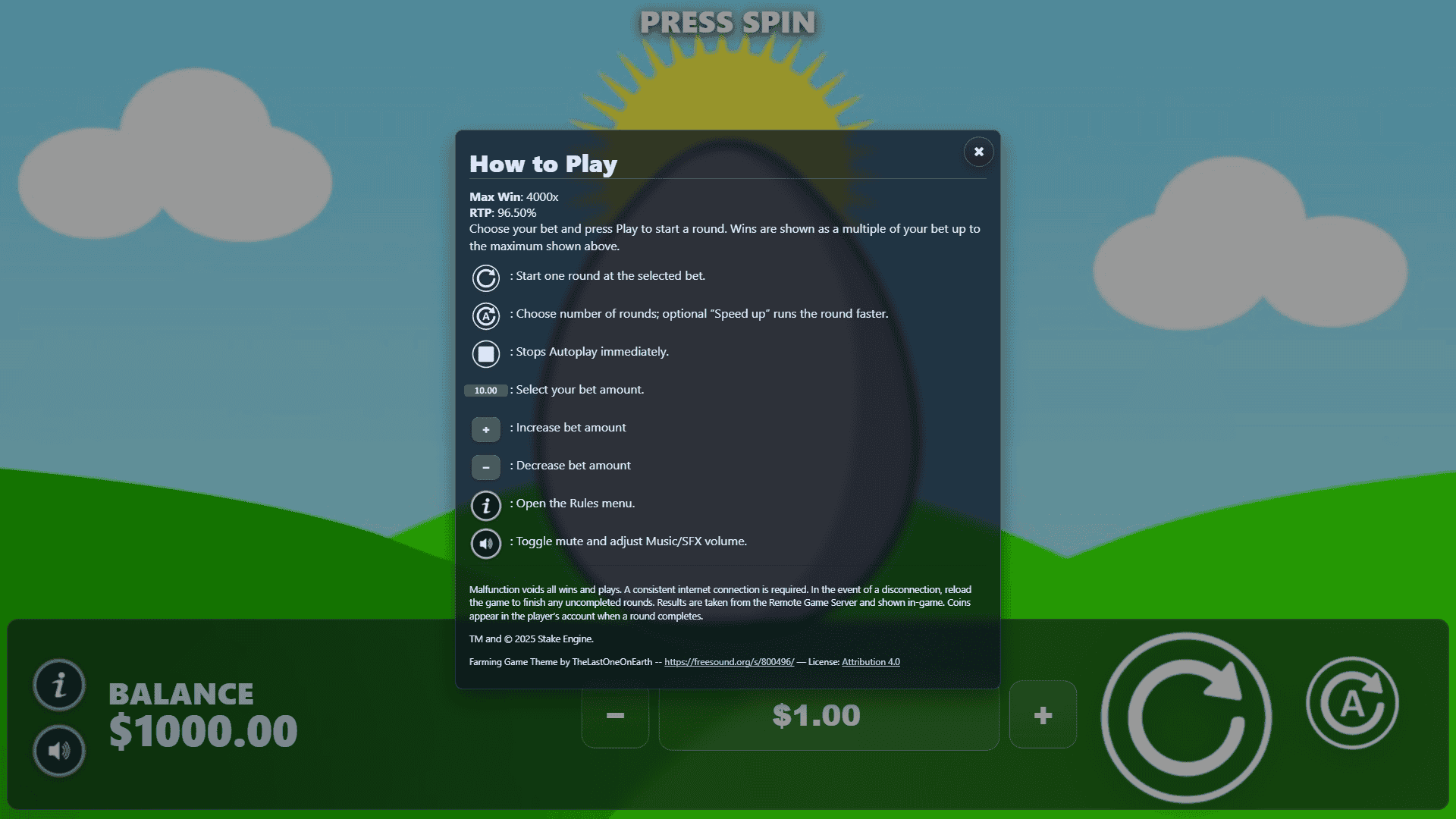 Crack The Egg slot gameplay reels