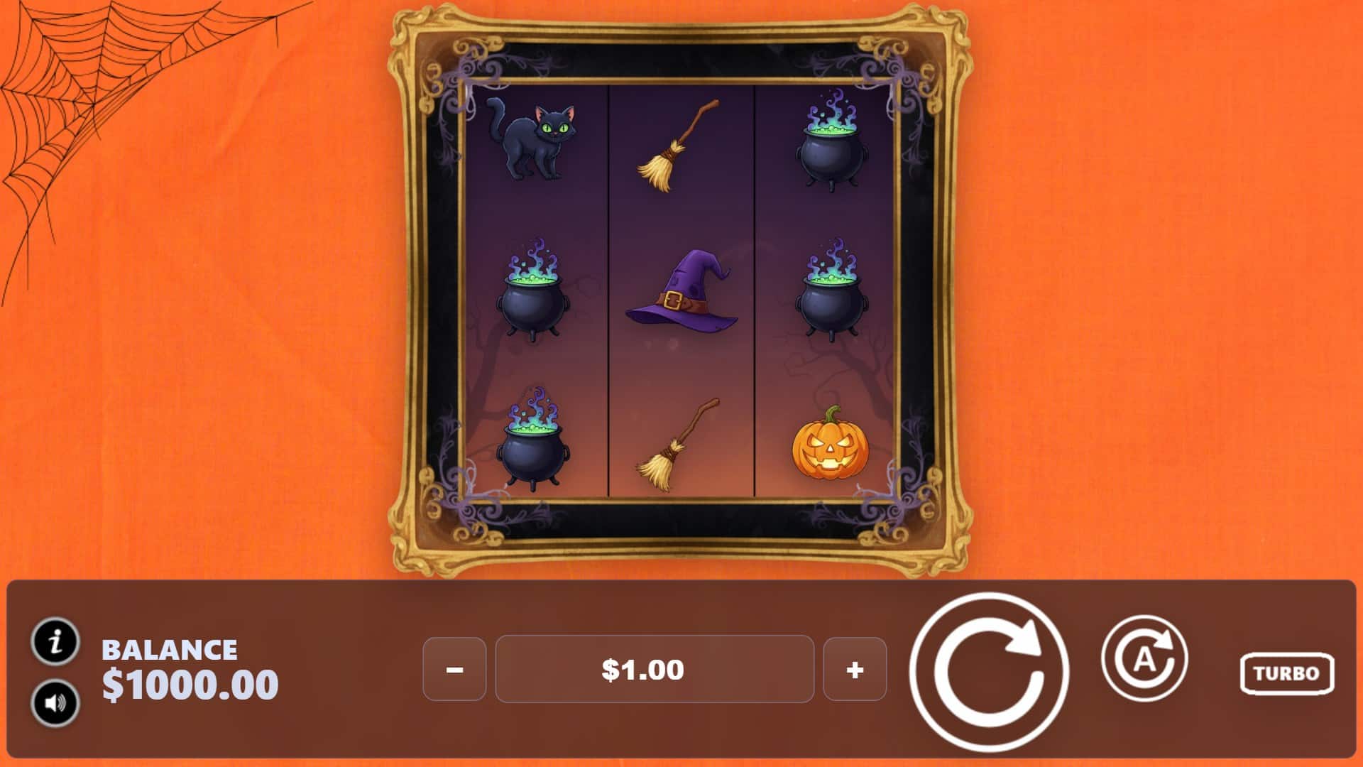 Spooky Season slot gameplay reels