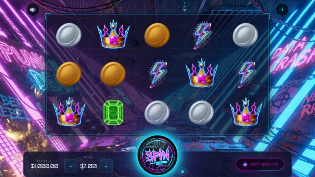 Remixstudio neonvault3 slot game preview