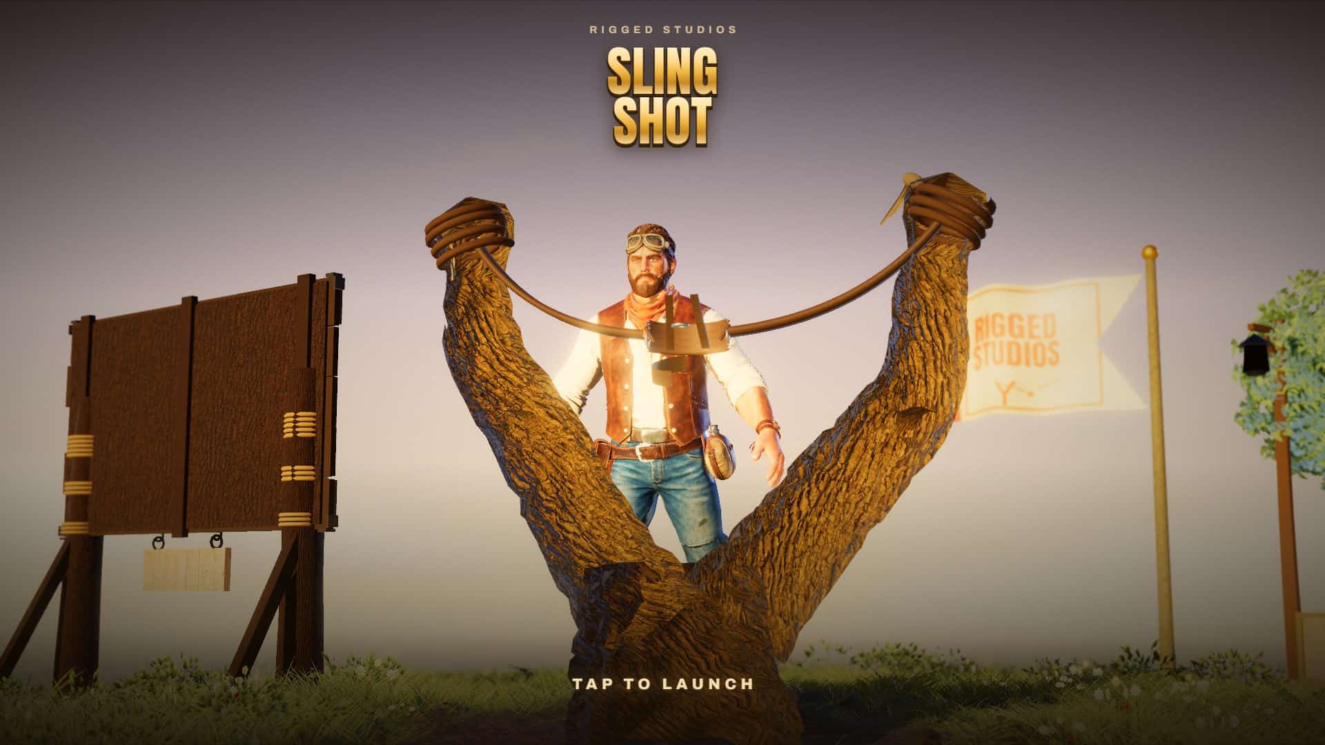 Sling Shot slot intro screen