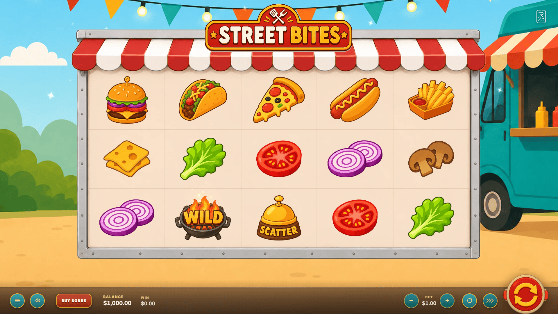 Street Bites slot gameplay reels