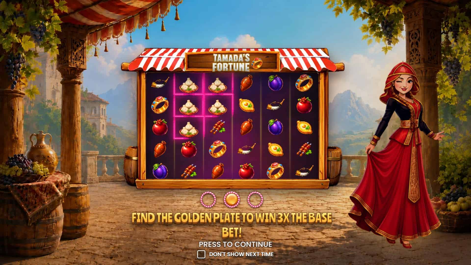 Royal Fortune slot intro screen