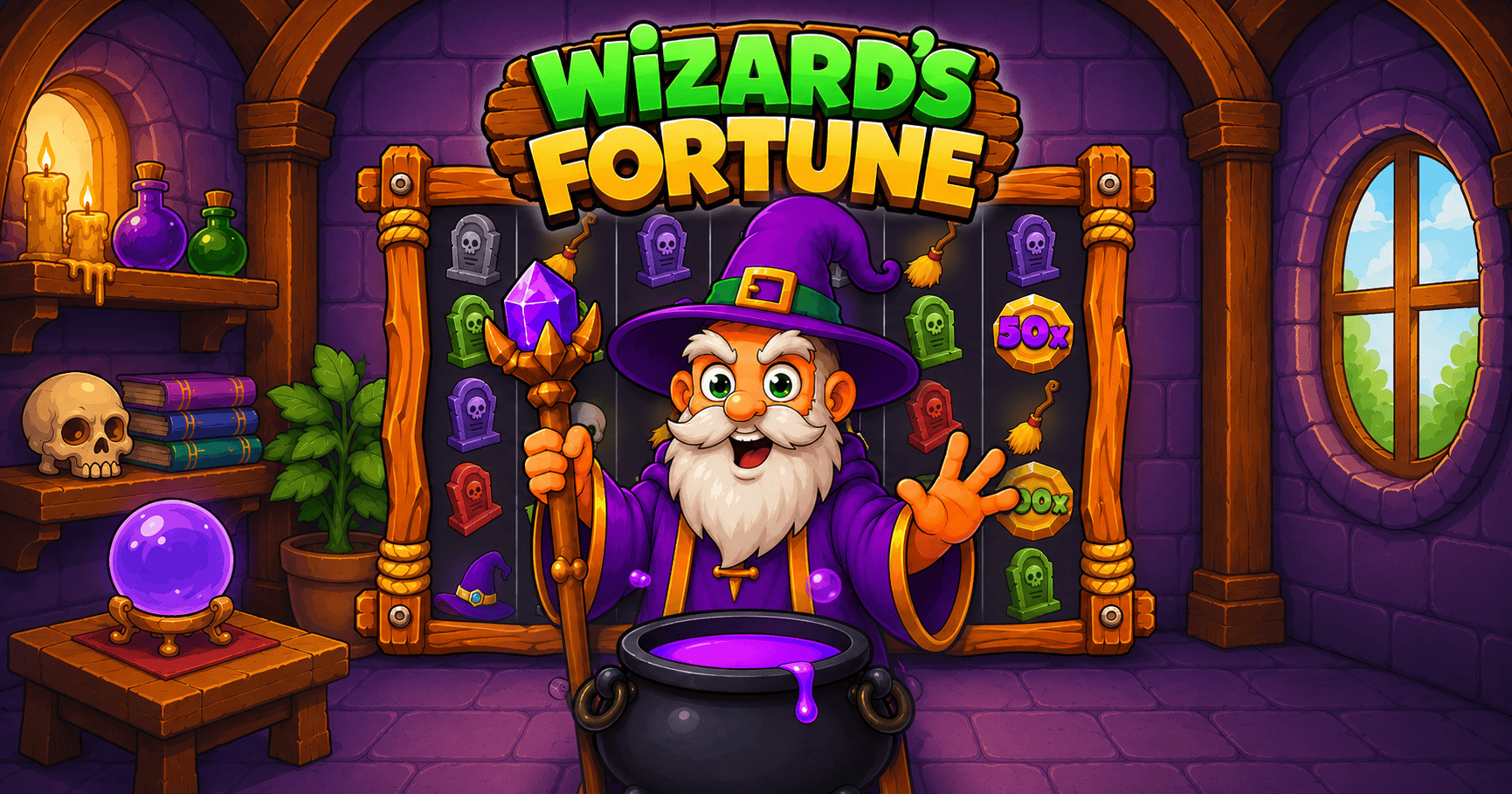 Wizard’s Fortune Slot Demo by Royal Gaming slot cover image