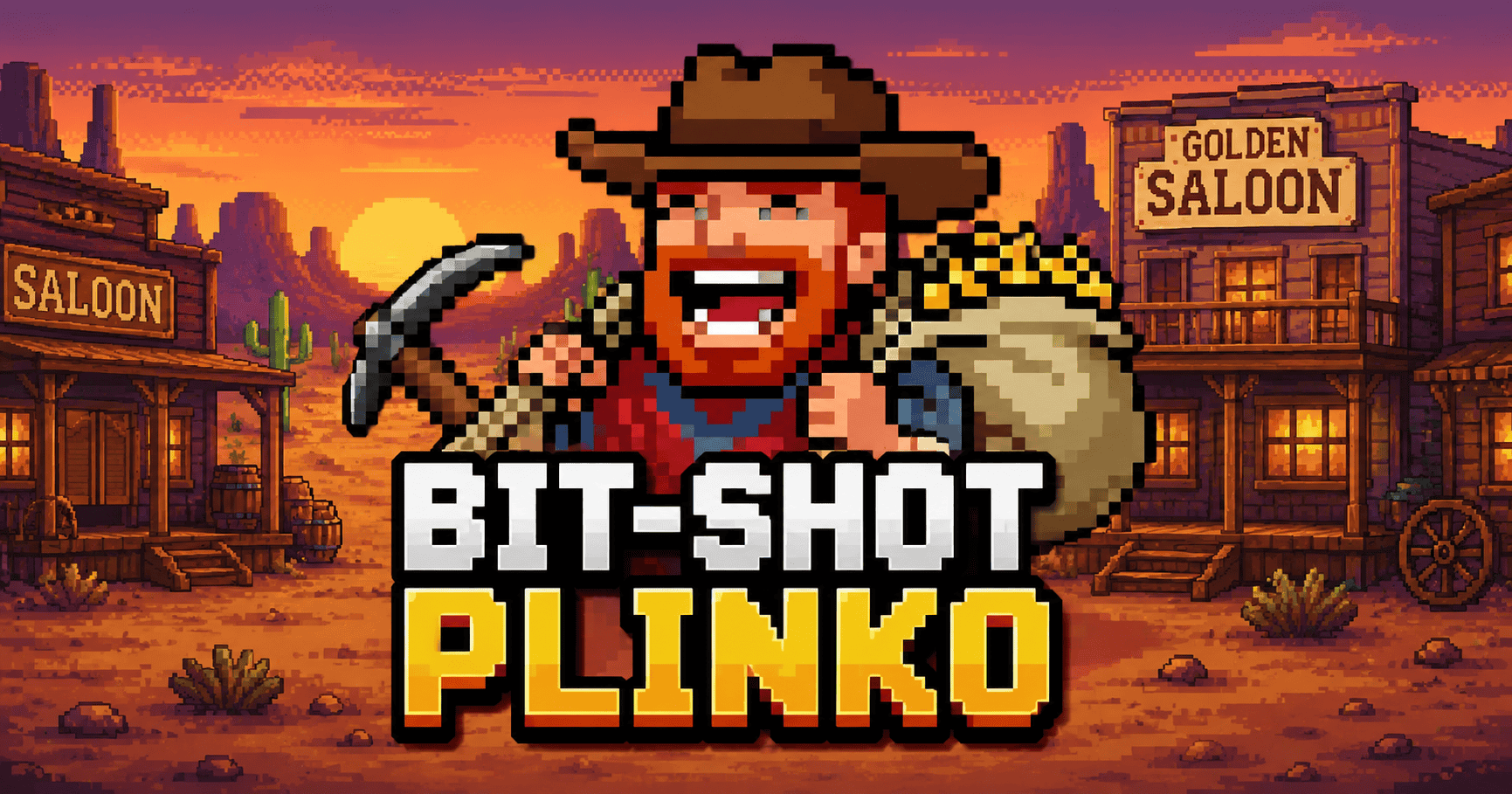 Bit-Shot Plinko Slot Demo by Saloon Slots slot cover image