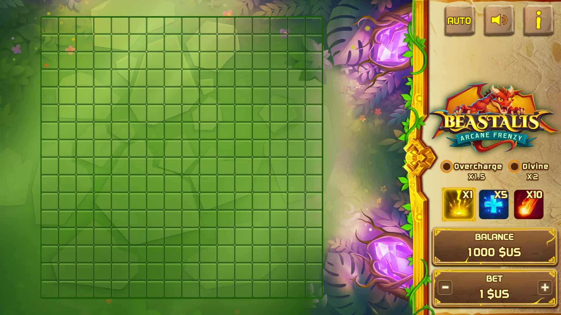 Beastalis: Arcane Frenzy slot gameplay reels