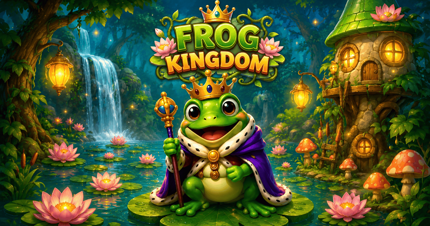 Frog Kingdom Slot Demo by Shadduction slot cover image