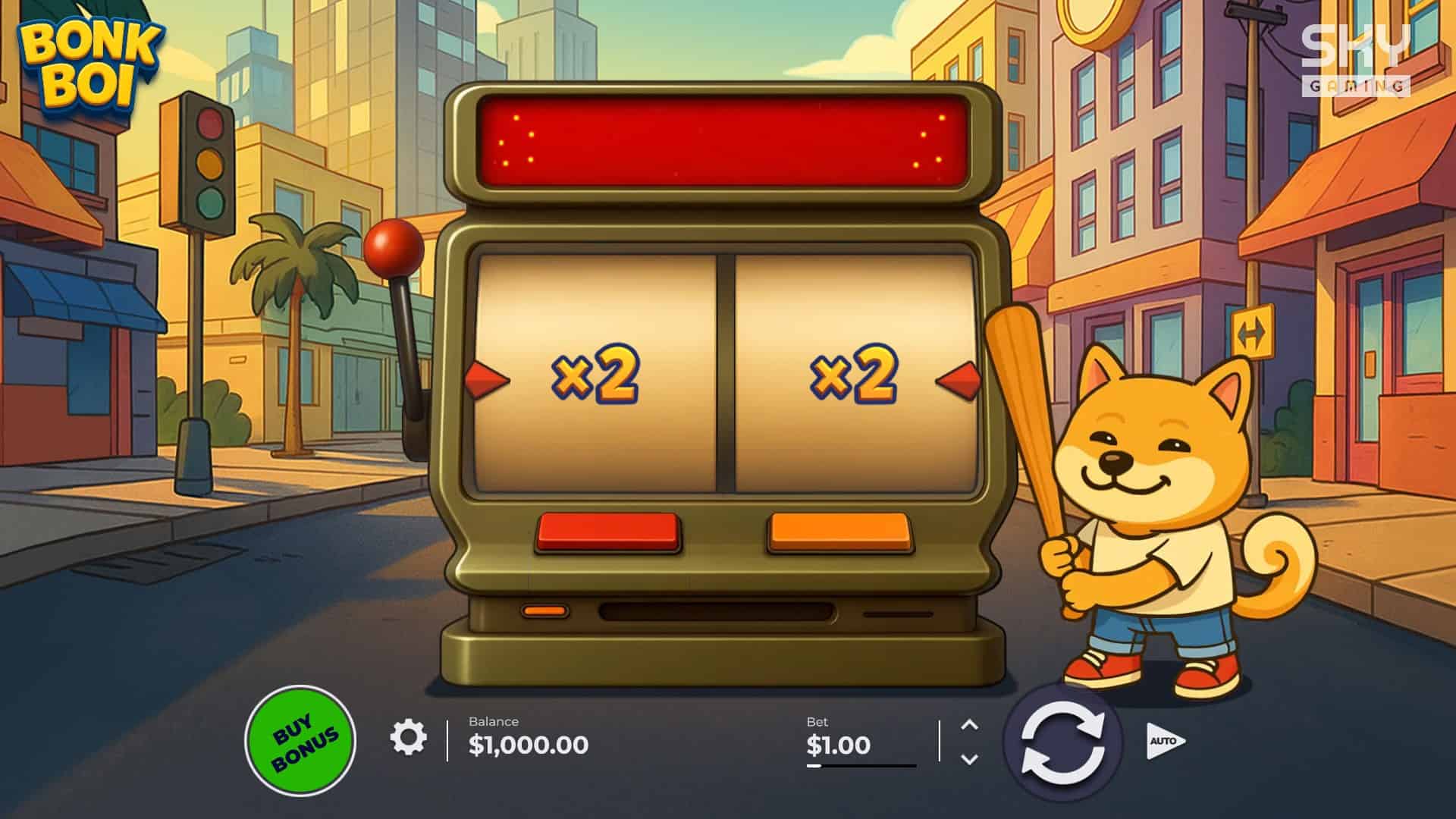 Bonk Boi slot gameplay reels