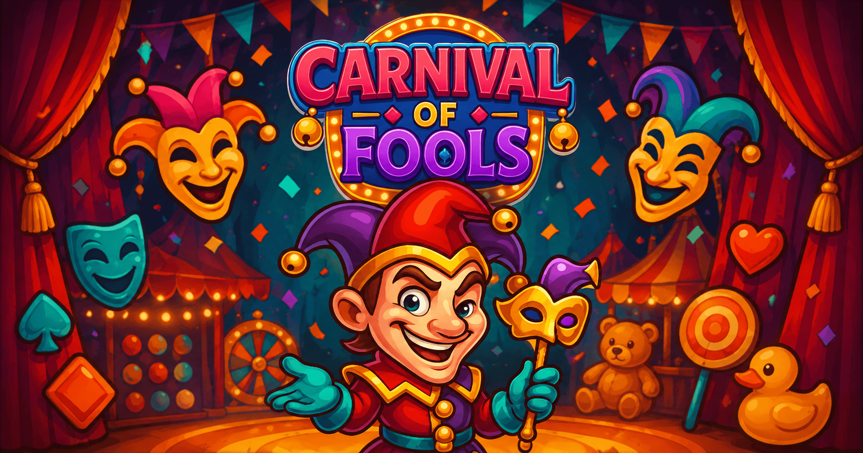 Carnival Of Fools Slot Demo by Slotrix slot cover image