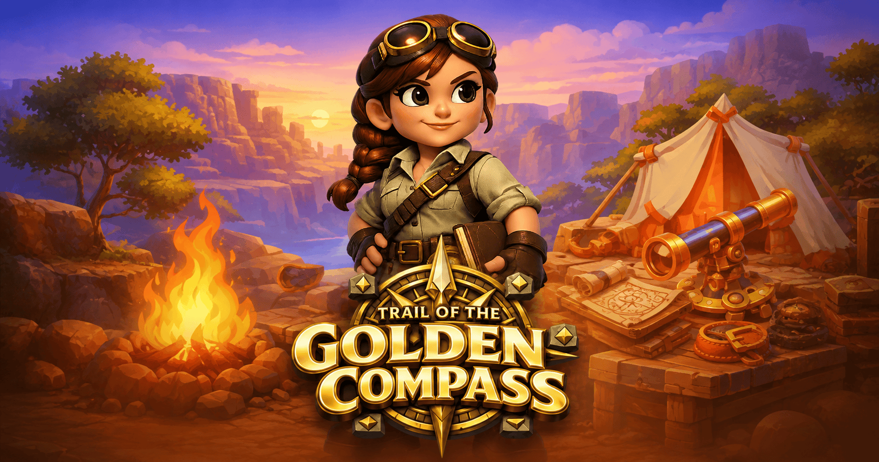 Trail of Golden Compass Slot Demo by Slotrix slot cover image