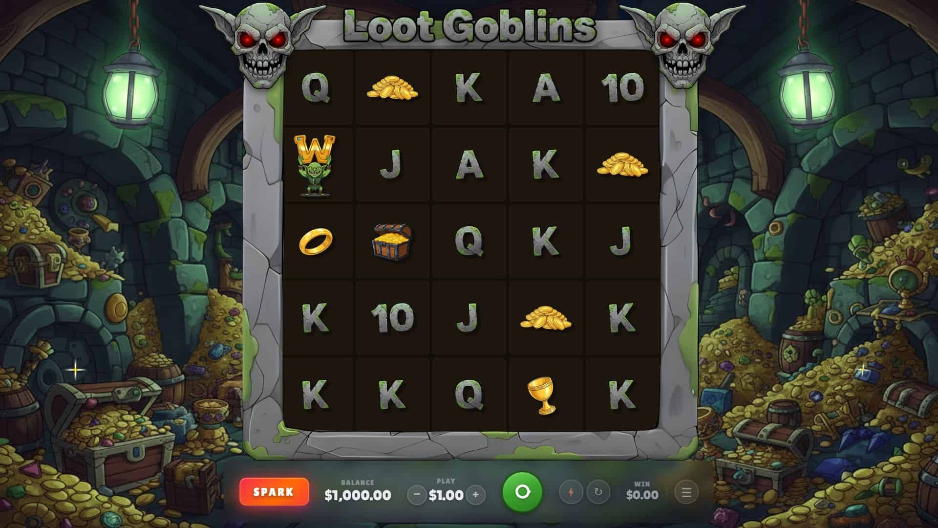 Loot Goblins slot gameplay reels