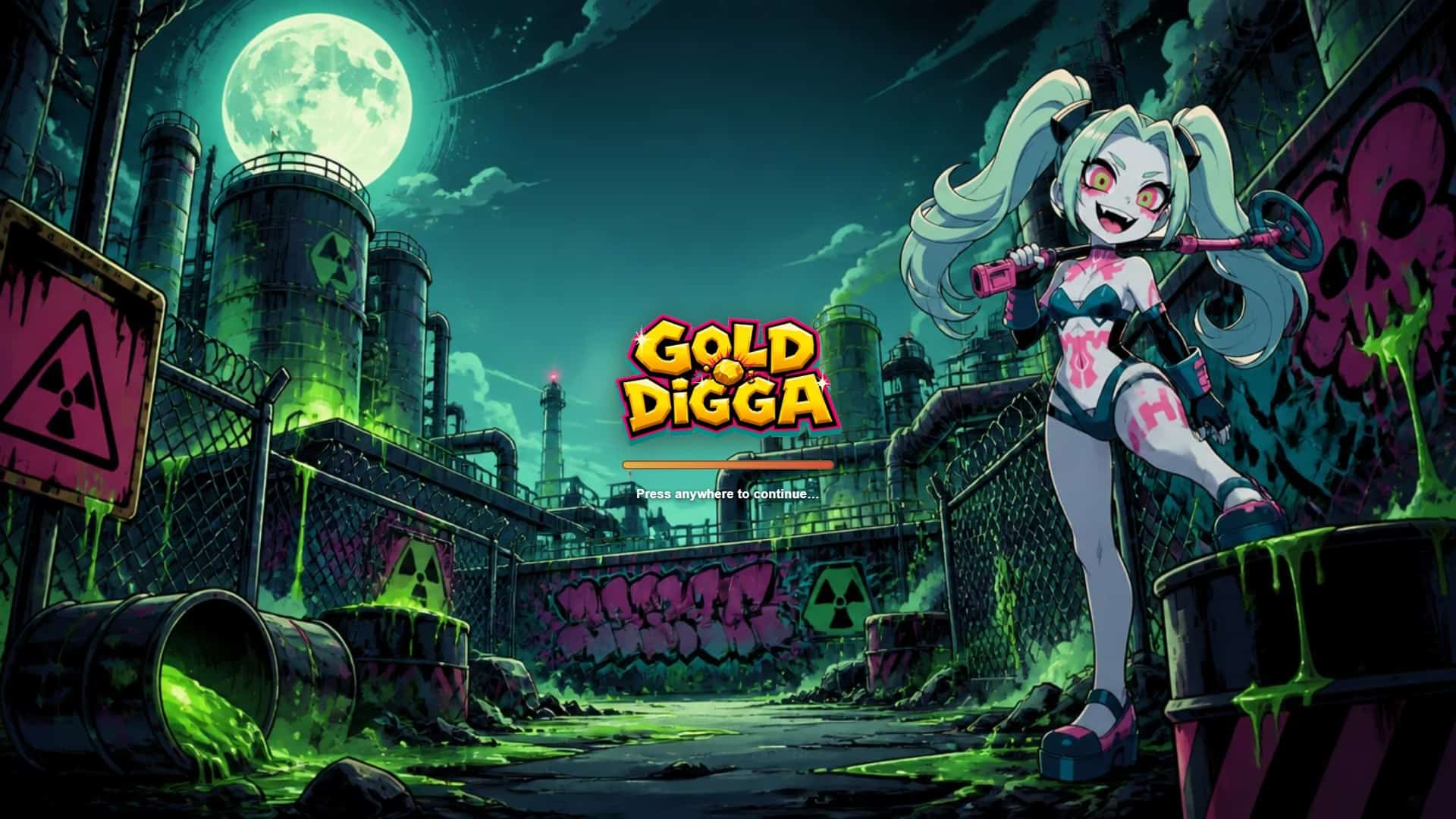 Gold Digga slot intro screen