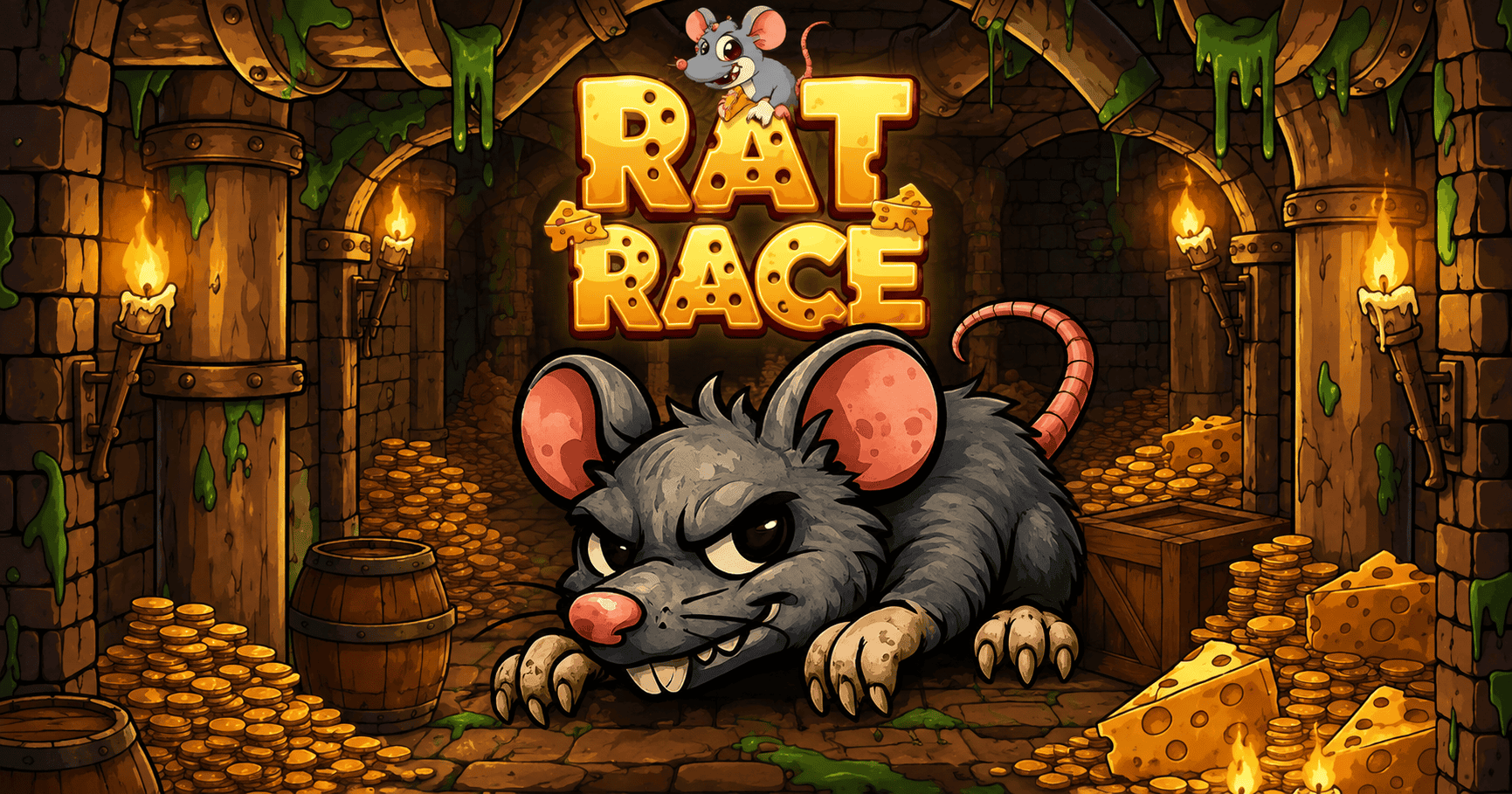 Rat Race Slot Demo by Spit Gaming slot cover image