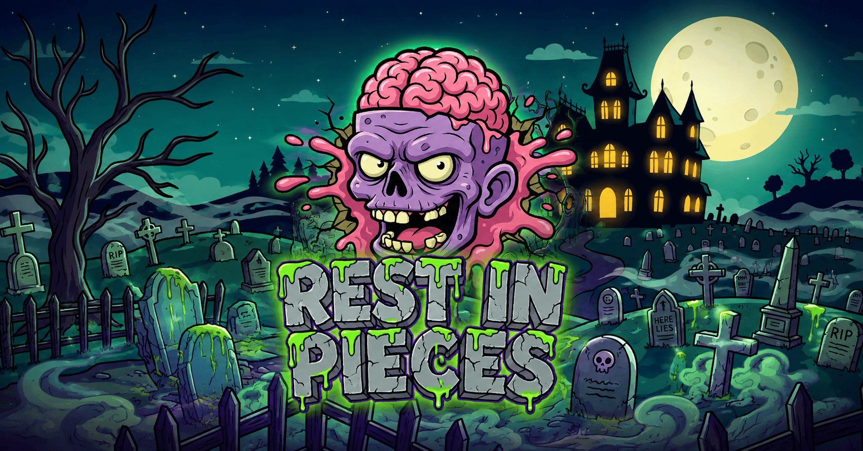 Rest in Pieces Slot Demo by Splatworks slot cover image