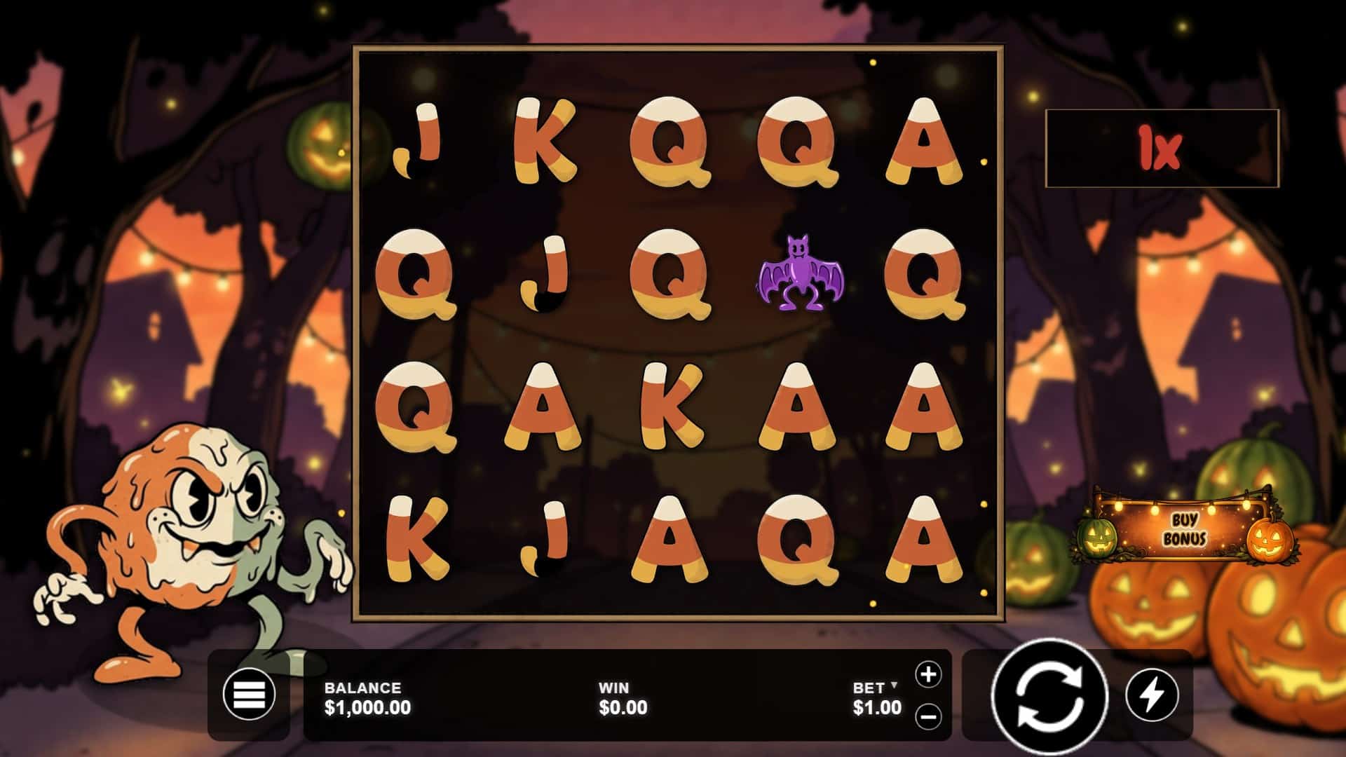 Spooky Summer slot gameplay reels