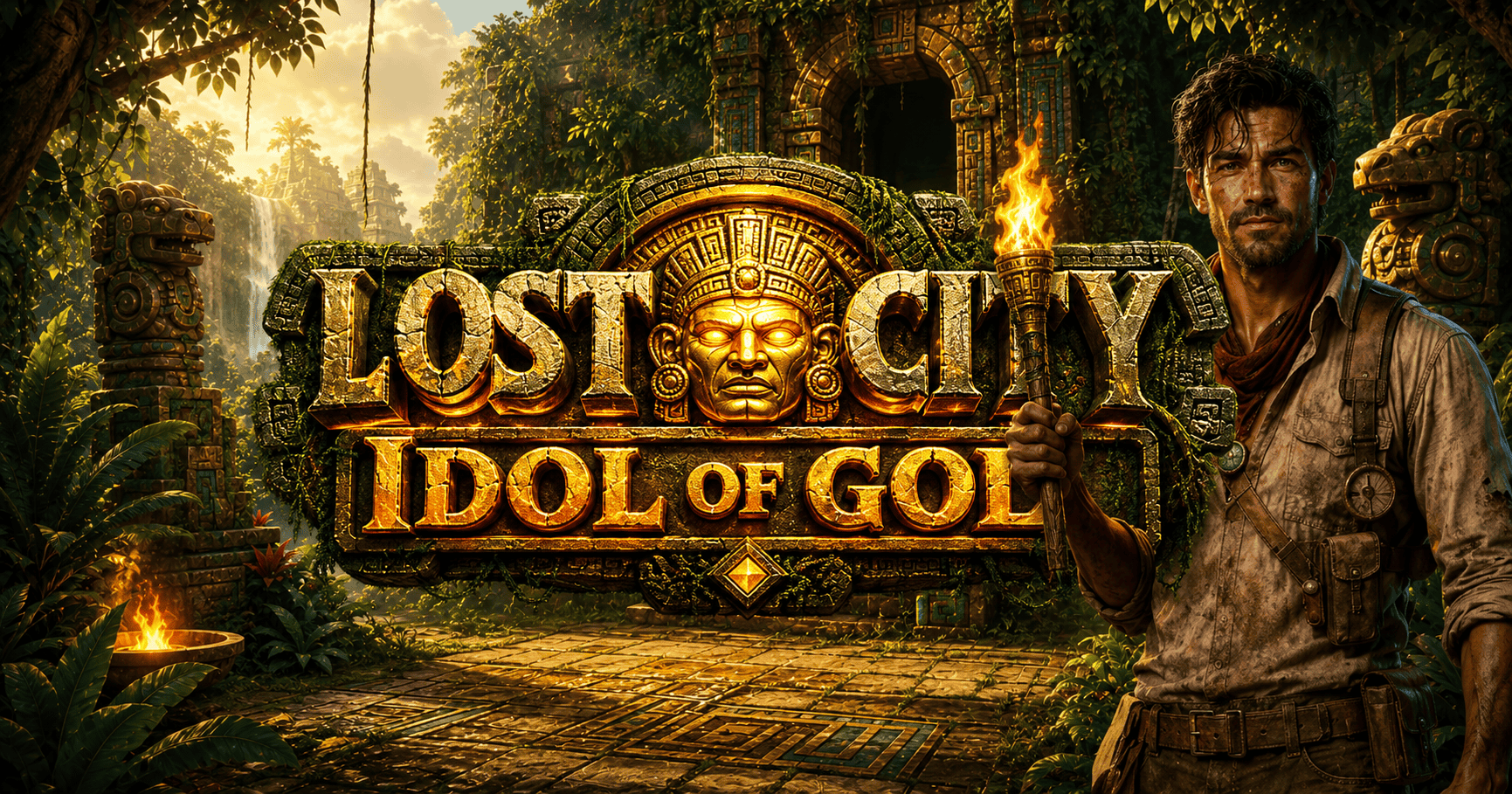 Lost City: Idol of Gold Slot Demo by Strawberry Lemonade slot cover image