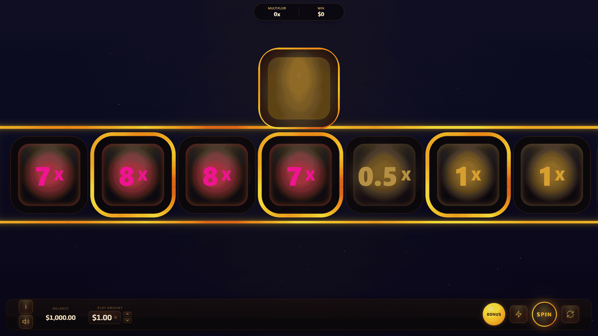 cash multiplier slot gameplay reels