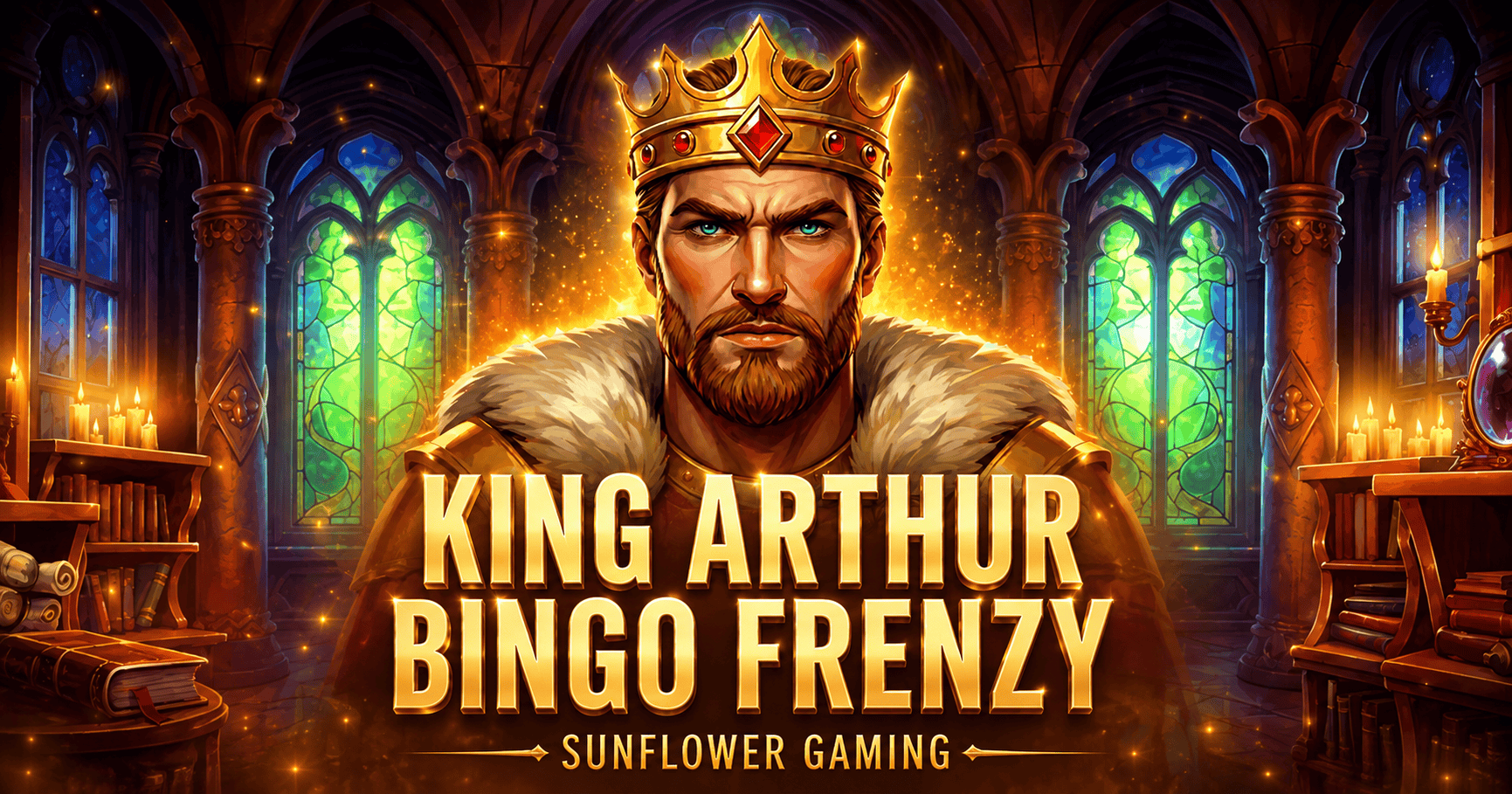 King Arthur Bingo Frenzy Slot Demo by Sunflower Gaming slot cover image