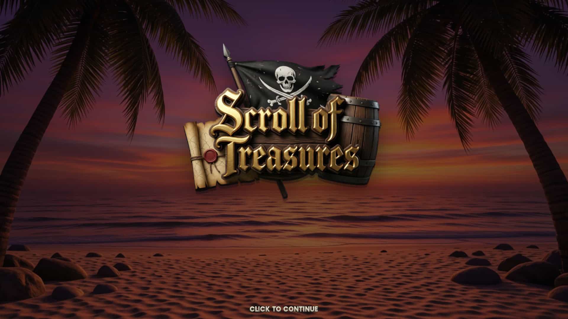 Scroll of Treasures slot intro screen