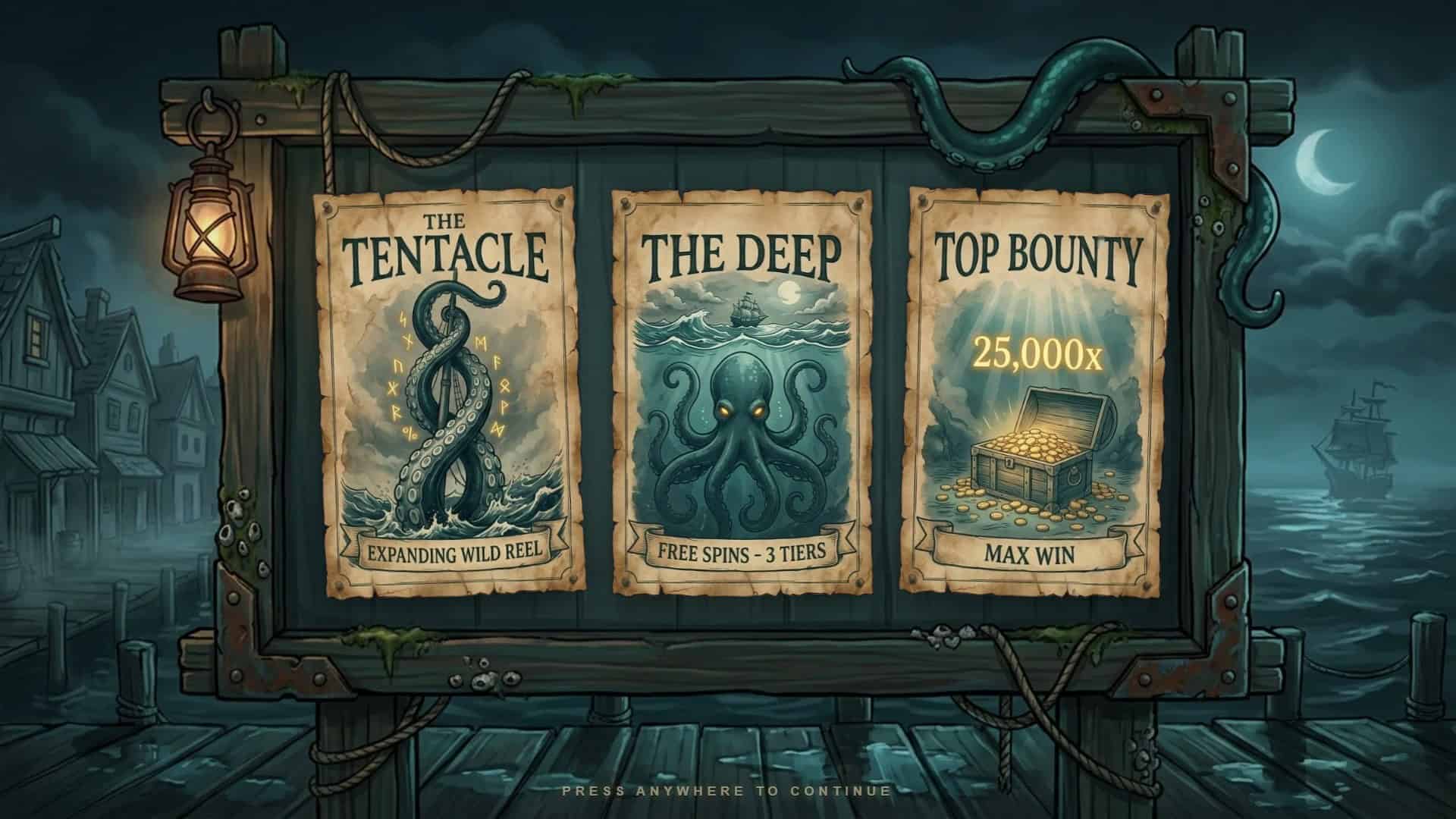 Craken Expand slot intro screen