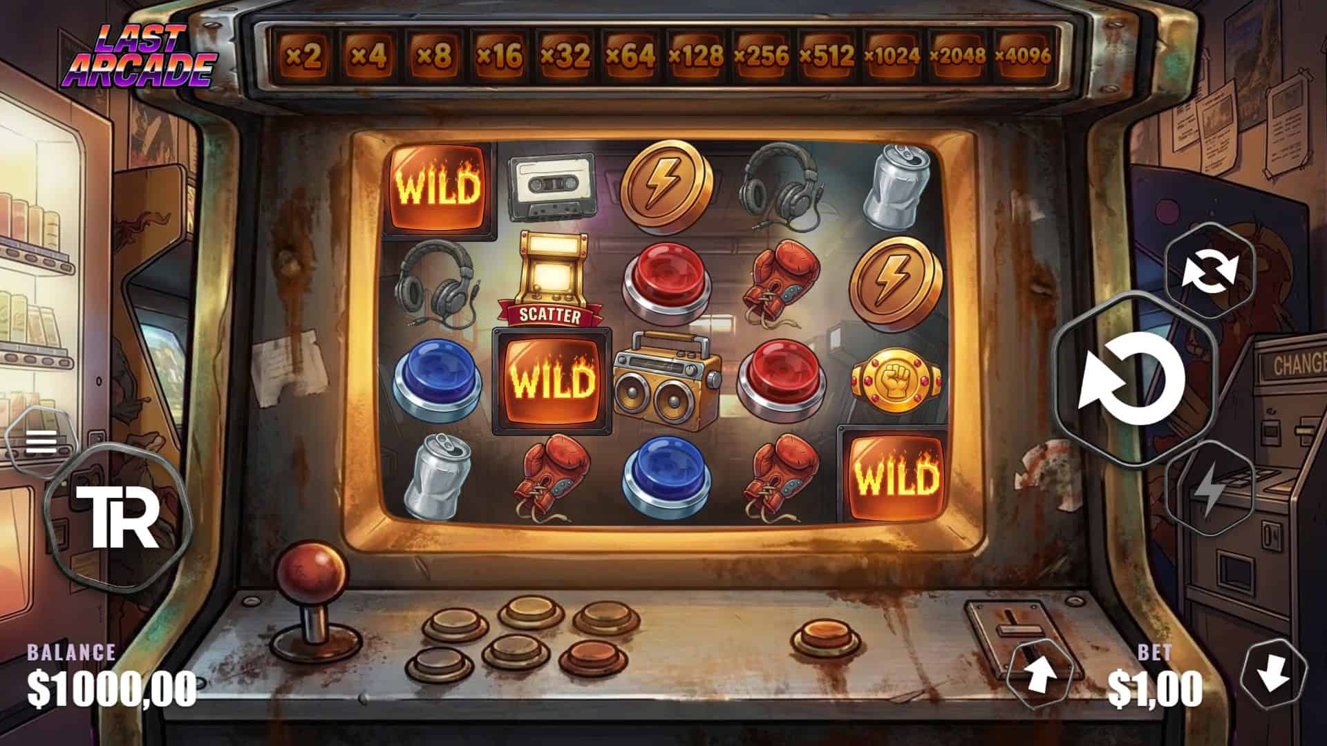 Last Arcade slot gameplay reels