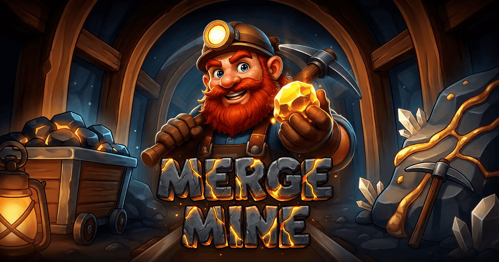 Merge Mine Slot Demo by Tilt Room Games slot cover image
