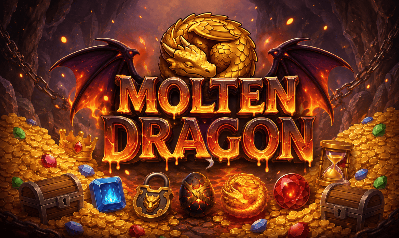 Molten Dragon Slot Demo by Tilt Room Games slot cover image