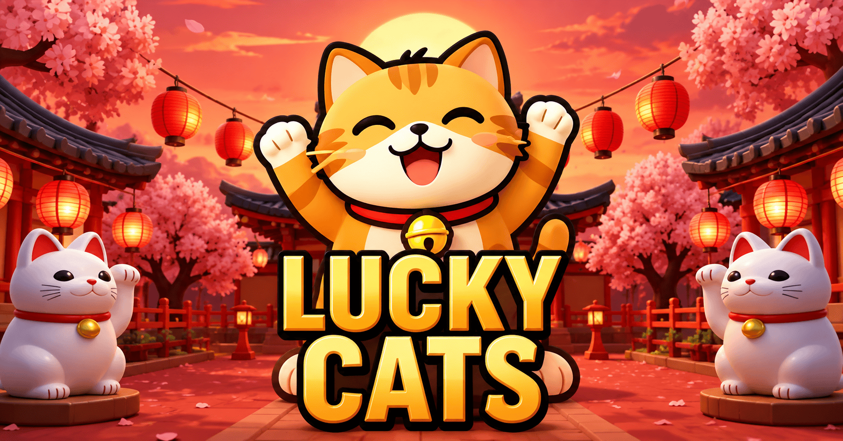 Lucky Cats Slot Demo by Trendyblast Gaming slot cover image