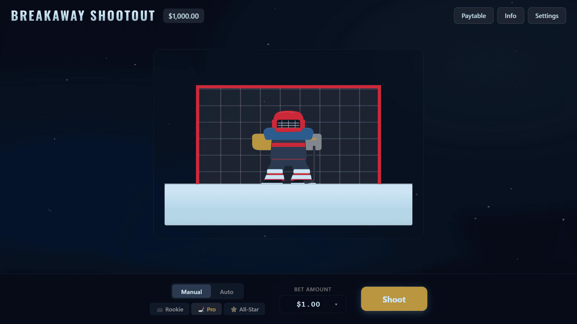 Breakaway Shootout slot gameplay reels
