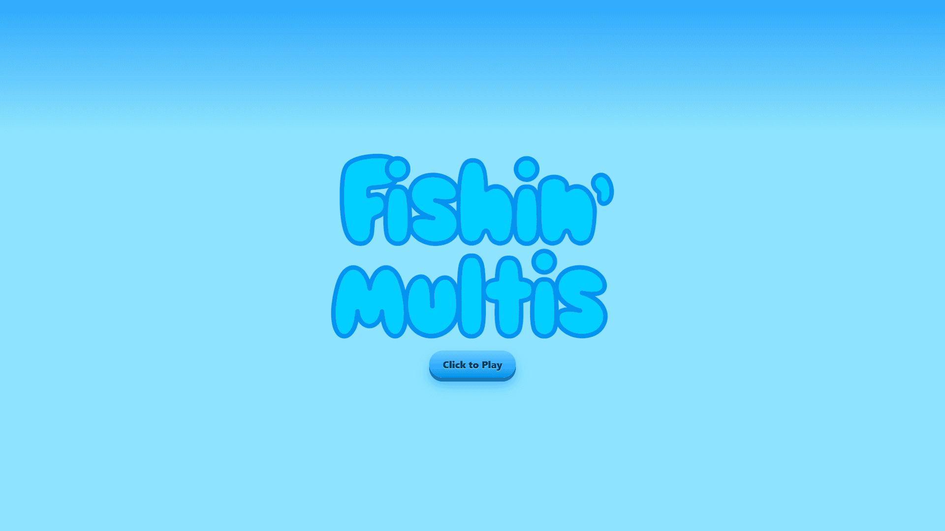 Fishin Multis slot intro screen