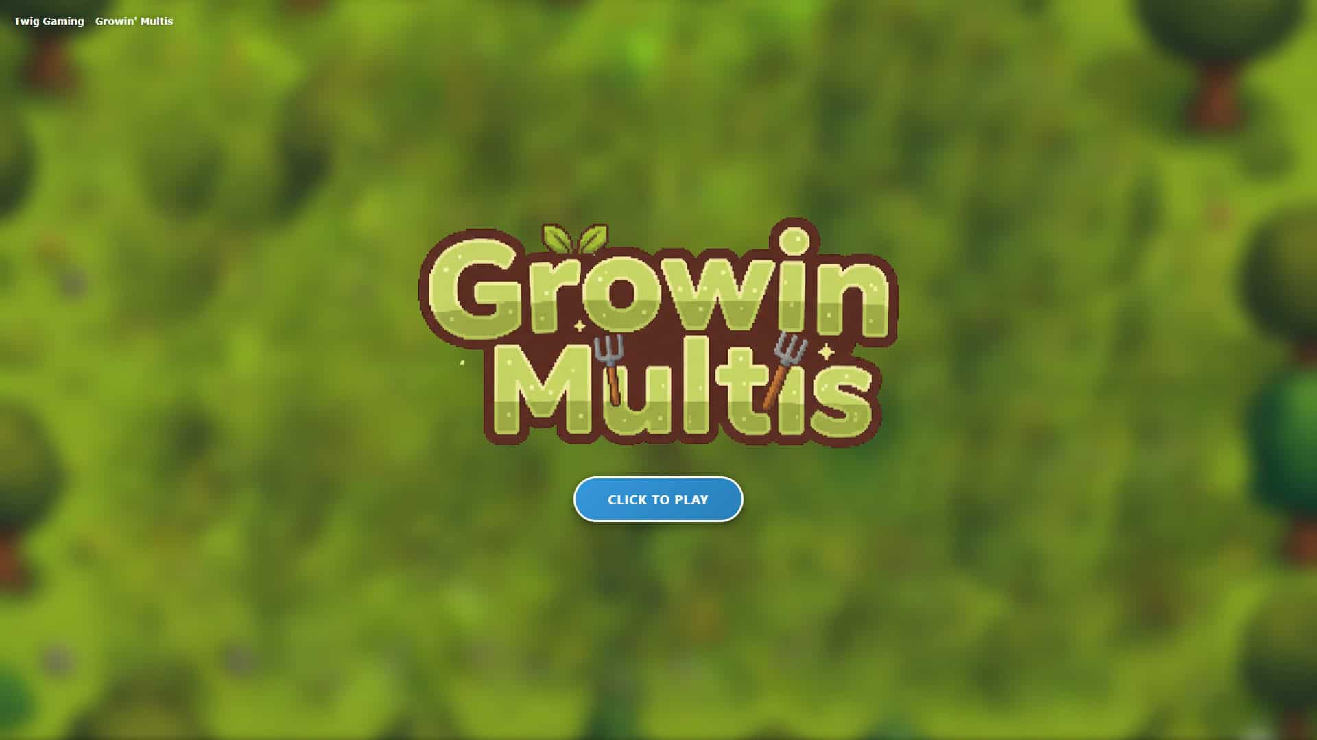 Growin Multis slot intro screen