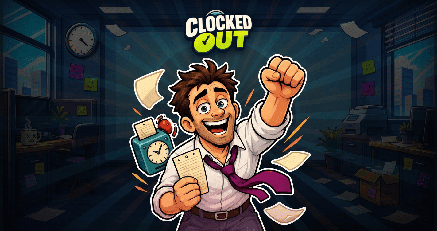 Clocked Out Slot Demo by Unique Gaming slot cover image