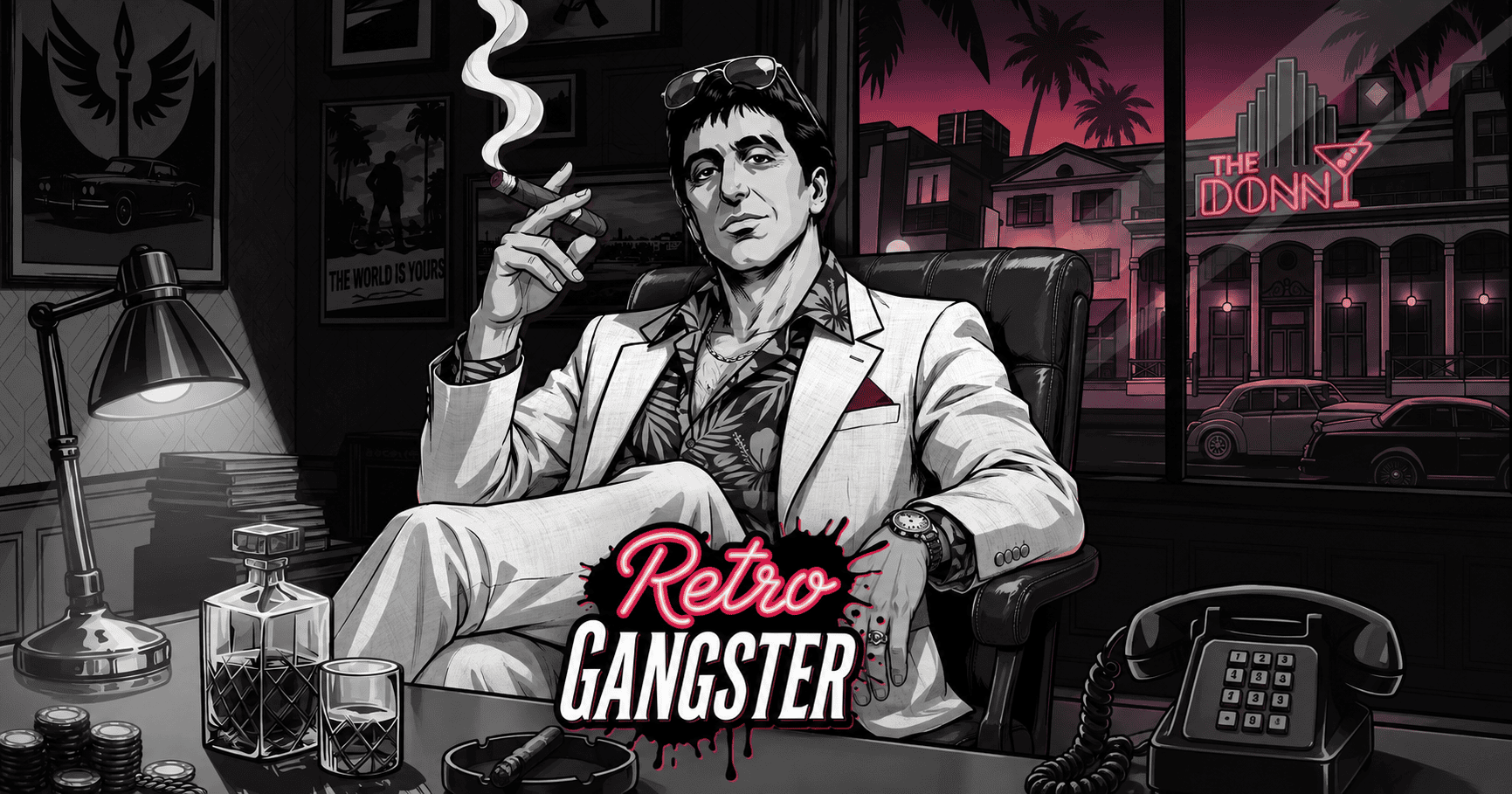 Retro Gangster Slot Demo by Valkyrie slot cover image