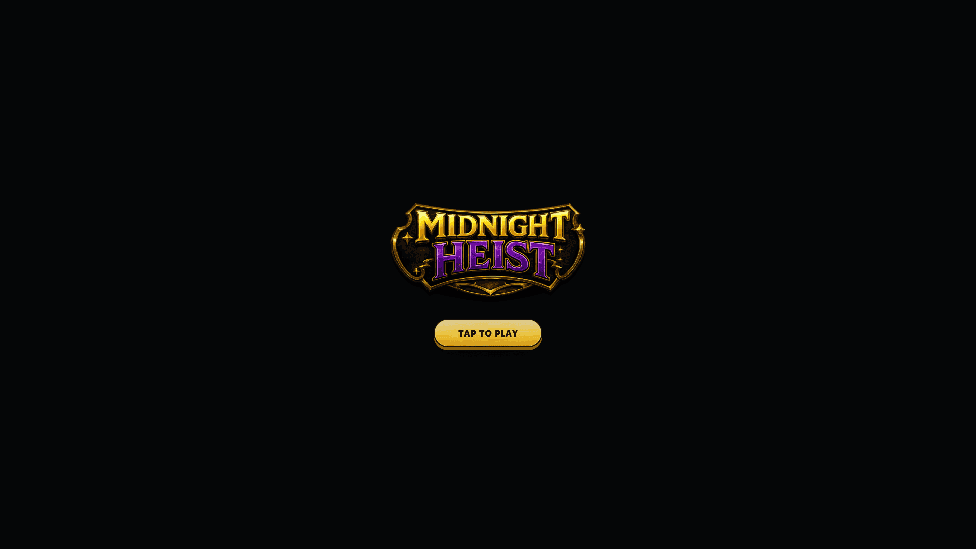 Midnigh Heist slot intro screen