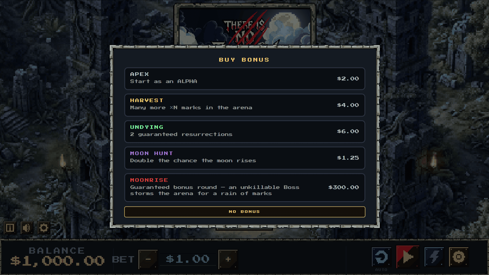There Is No Tomorrow slot gameplay reels