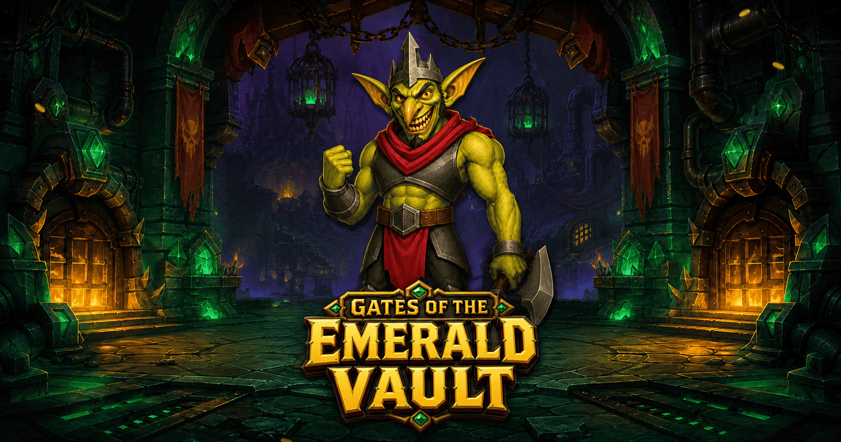 Gates of the Emerald Vault Slot Demo by Wires Games slot cover image