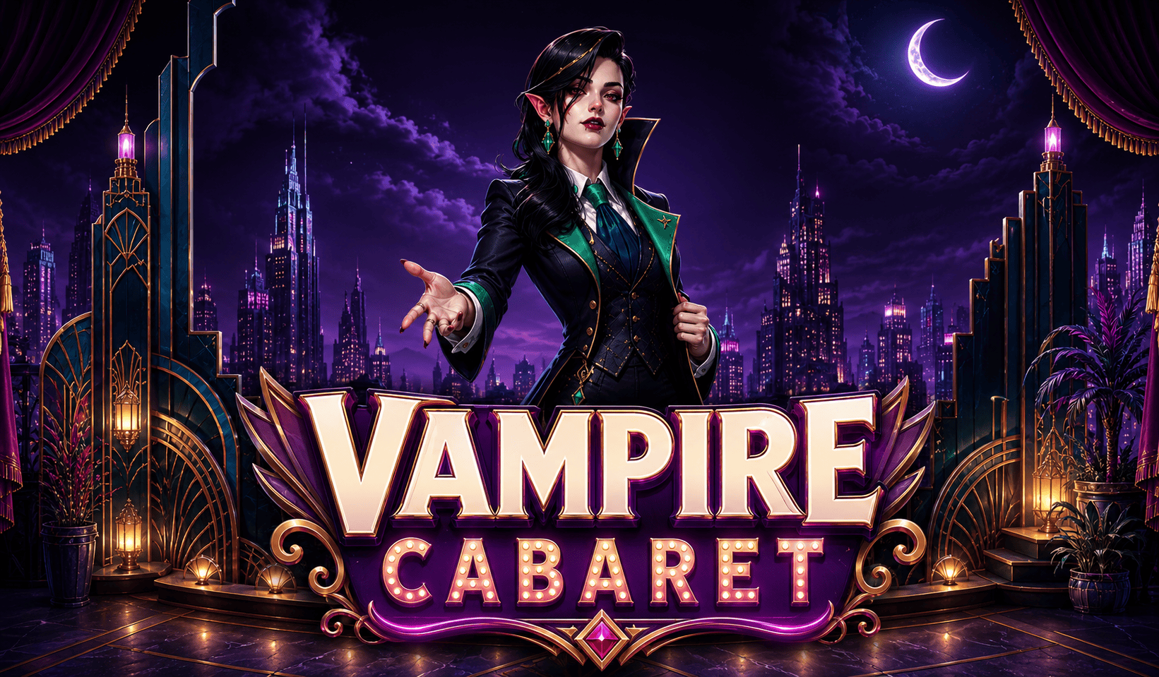 Vampire Cabaret Slot Demo by Wires Games slot cover image