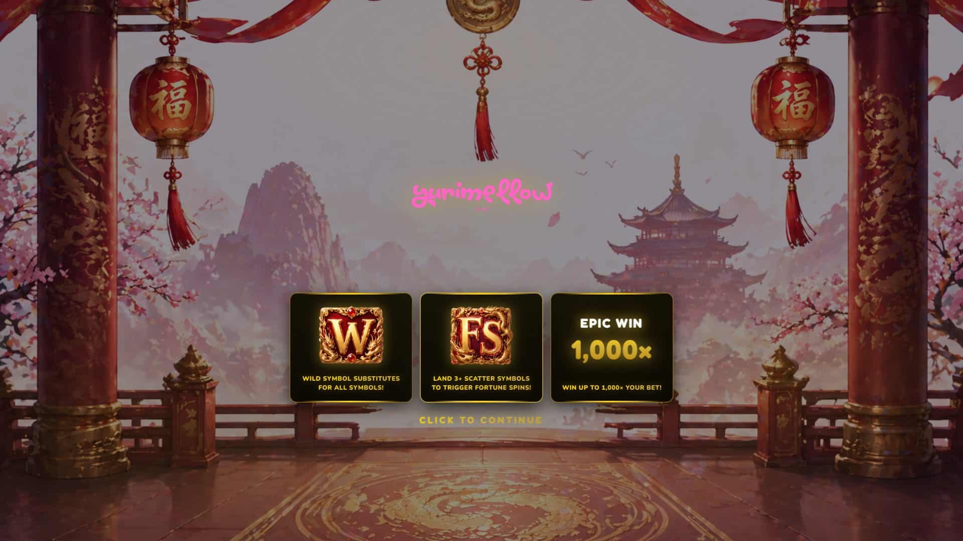 Royal Dragon slot intro screen