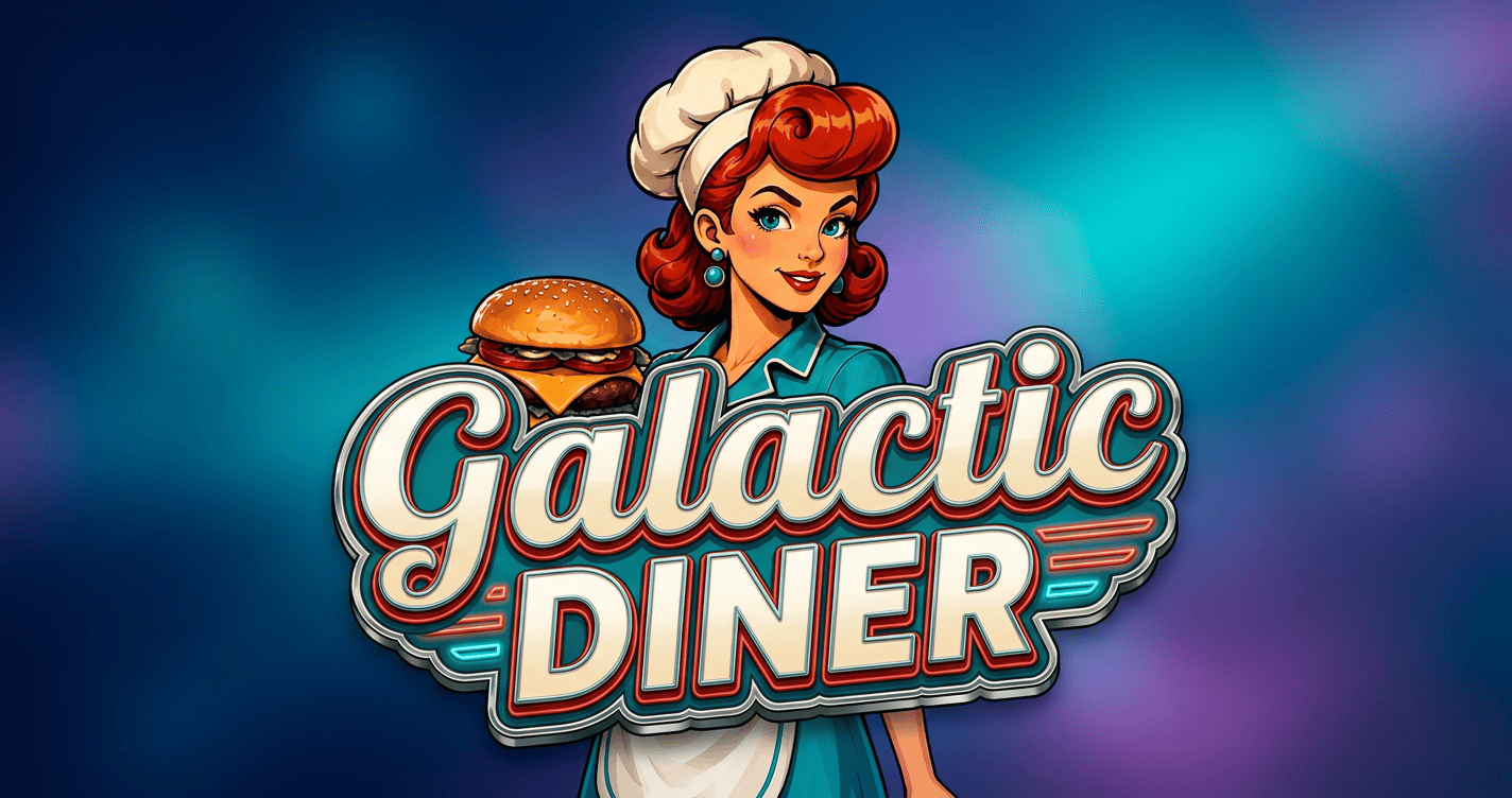 Galactic Diner Slot Demo by 3monkeys slot cover image