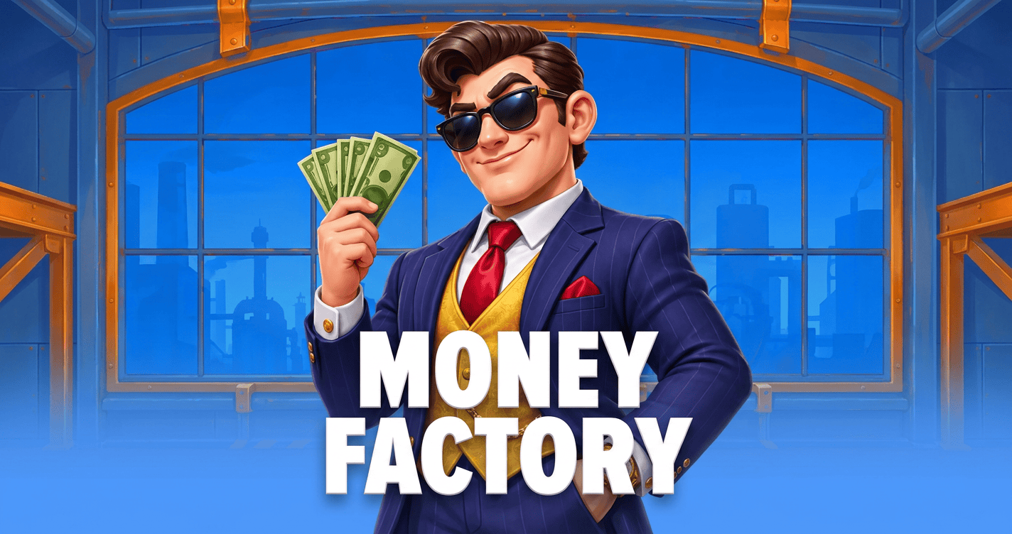 Money Factory Slot Demo by Alpha slot cover image
