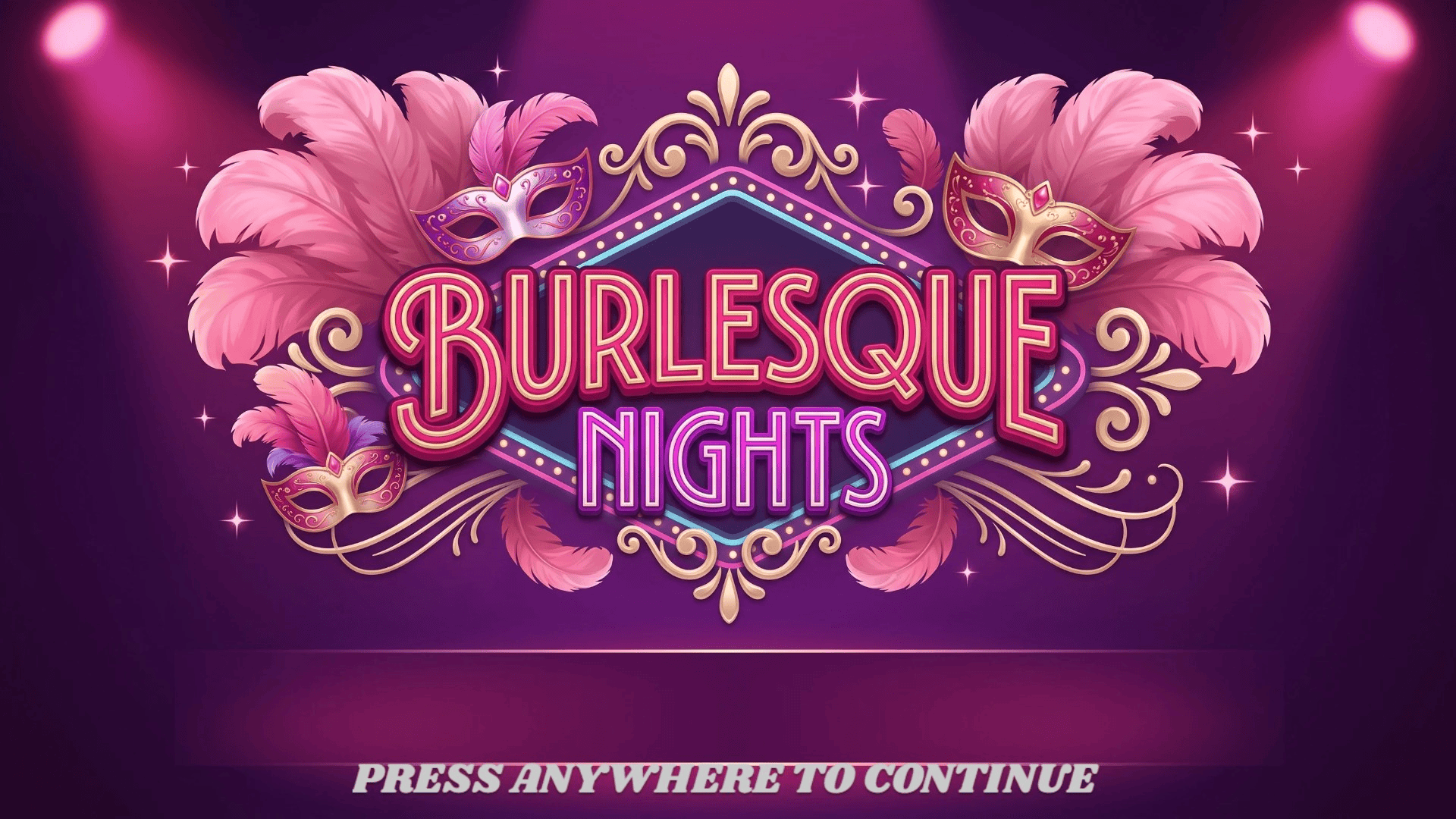 Burlesque Nights slot intro screen