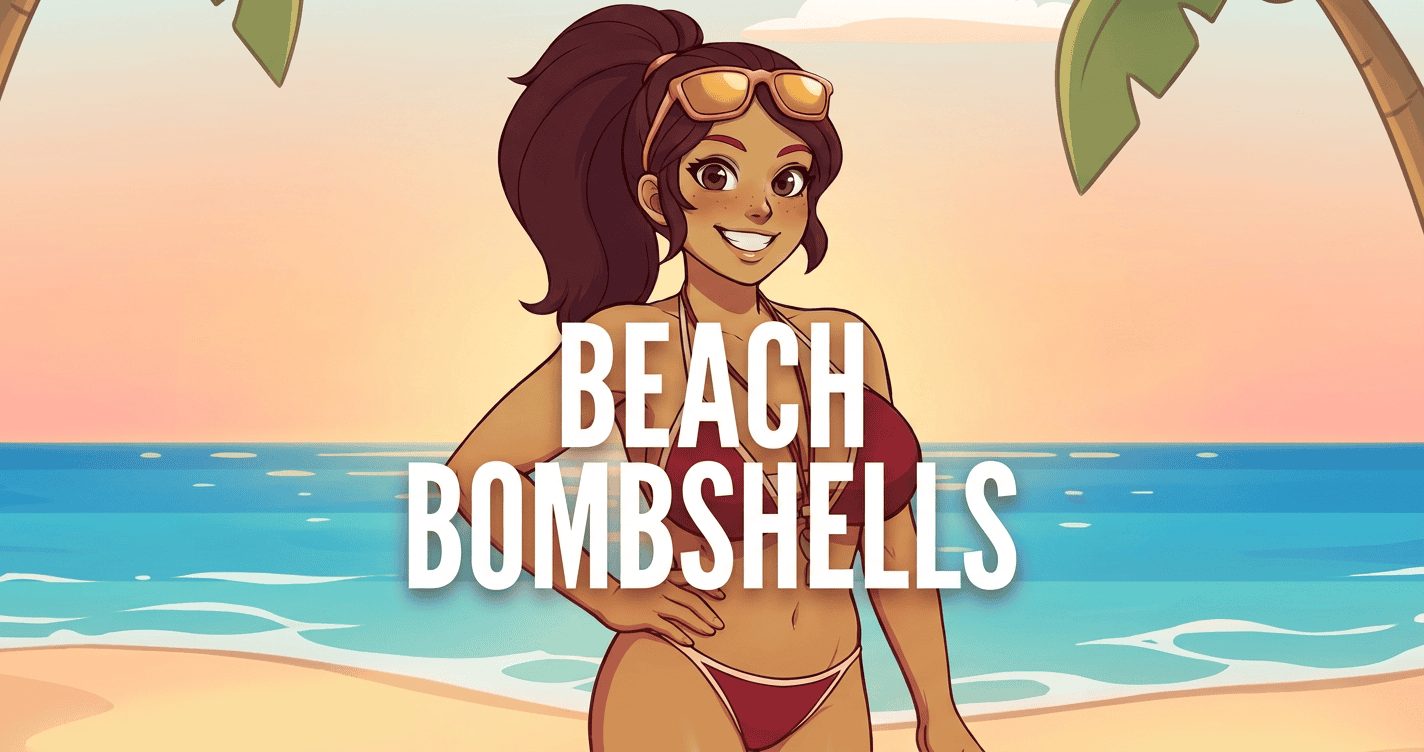 Beach Bombshells Slot Demo by Big Booty Latinas slot cover image