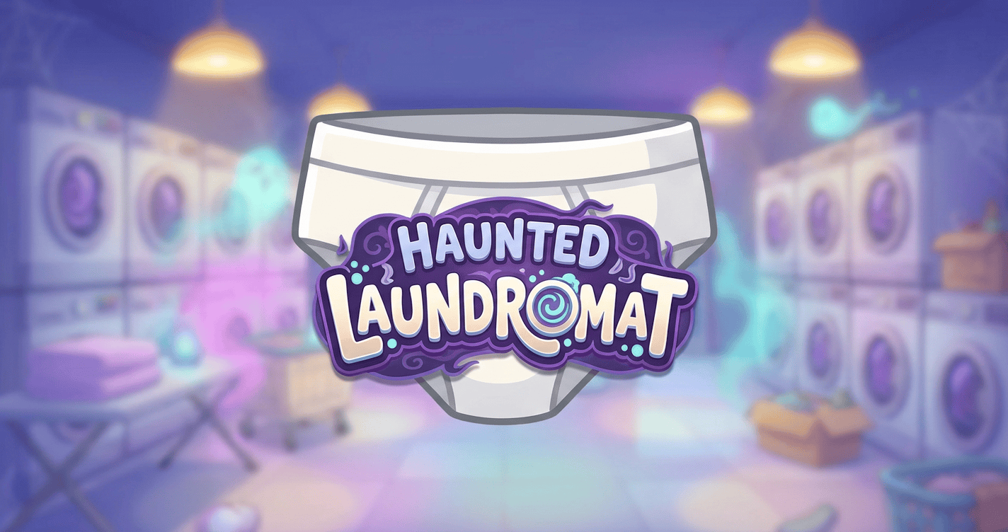 Haunted Laundromat Slot Demo by Big Ducking Wings slot cover image