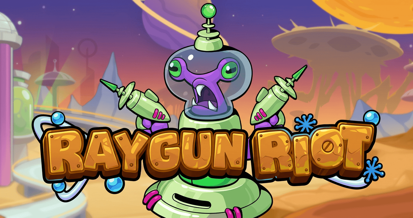 Raygun Riot Slot Demo by Black Coffee Studios slot cover image