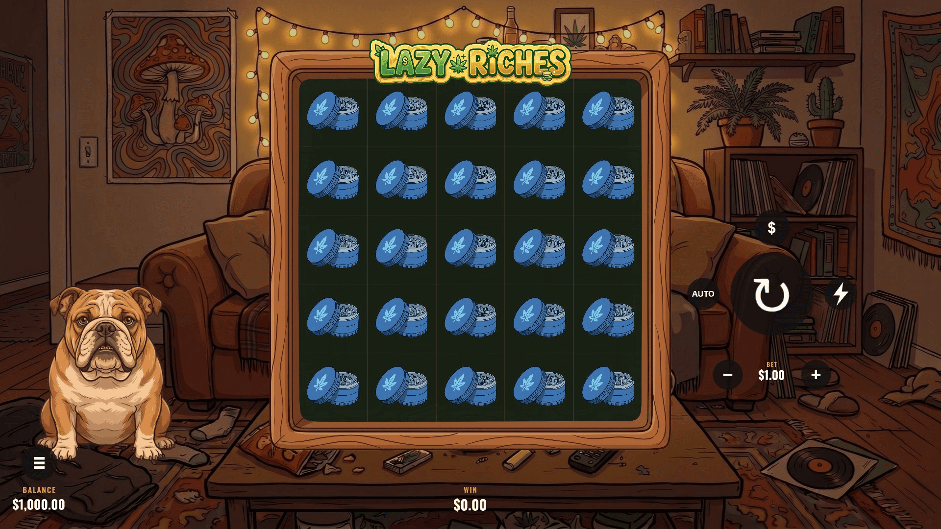 Lazy Riches slot gameplay reels
