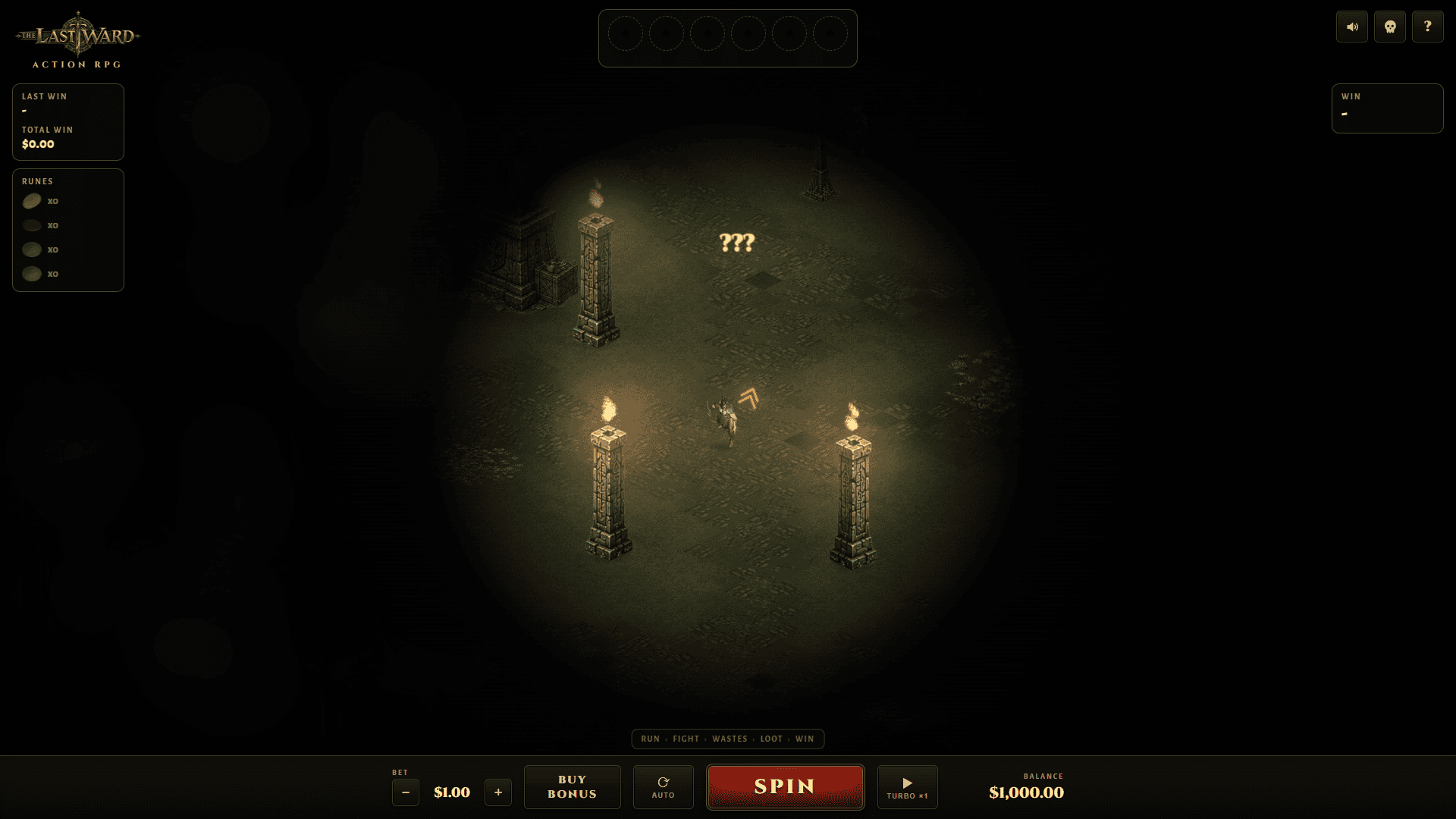 The Last Ward: Action RPG slot gameplay reels