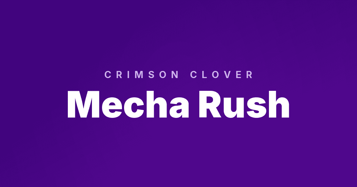 Mecha Rush slot cover image